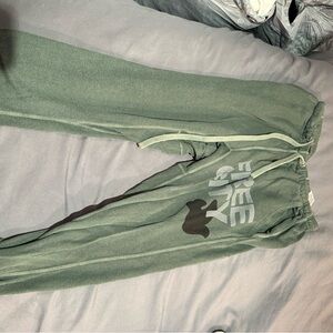 Freecity free city green olive sweatpants size s